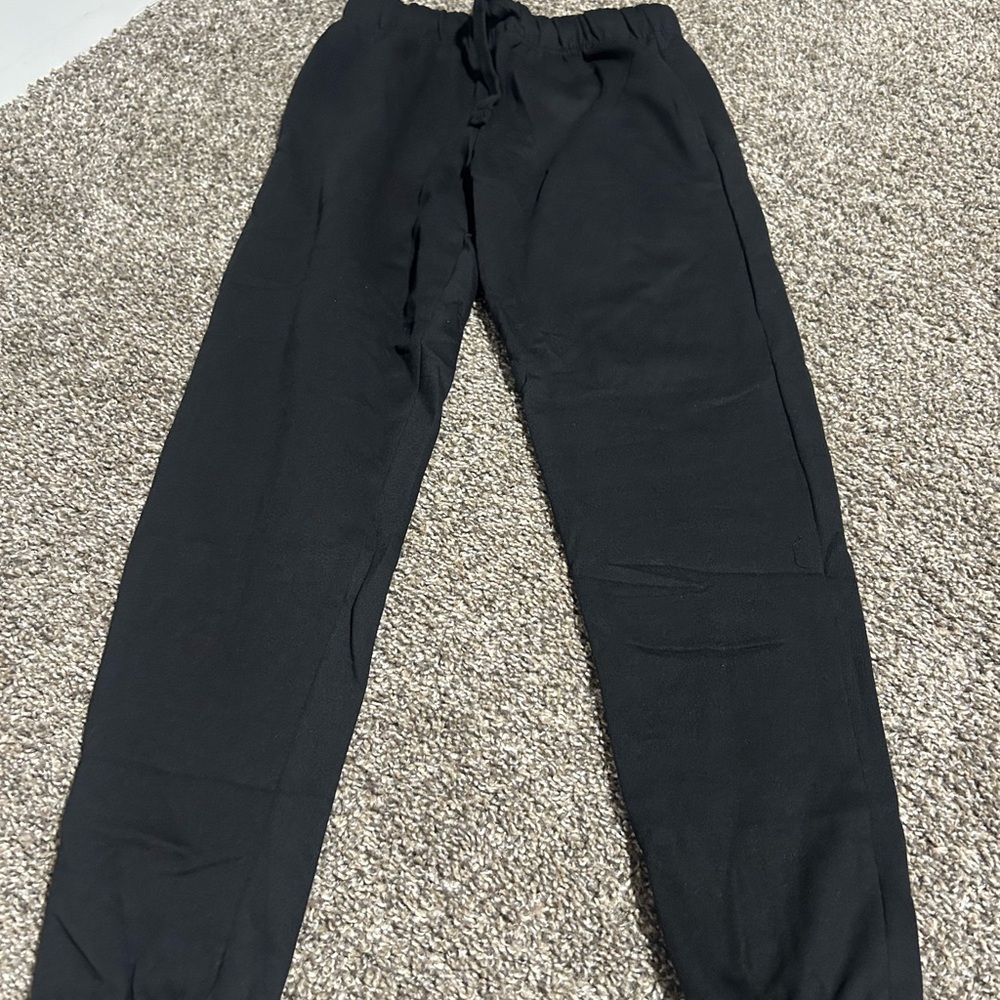 Real Essentials Black Jogger Pants youth medium nwot